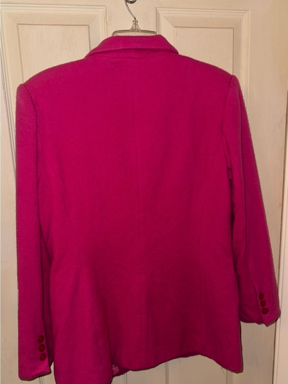 Fuchsia Single-Button Blazer Jacket - Picture 4 of 4